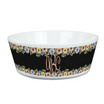 Boho Floral Kid's Bowl (Personalized)