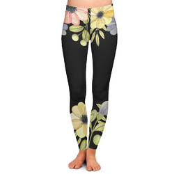 Boho Floral Ladies Leggings - Large