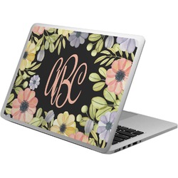 Boho Floral Laptop Skin - Custom Sized (Personalized)