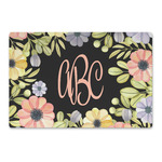 Boho Floral Large Rectangle Car Magnet (Personalized)