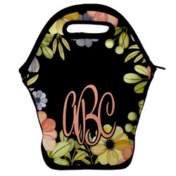 Boho Floral Lunch Bag w/ Monogram