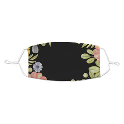 Boho Floral Kid's Cloth Face Mask - Standard