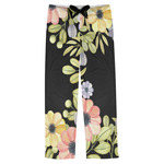 Boho Floral Mens Pajama Pants - S