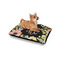 Boho Floral Outdoor Dog Beds - Small - IN CONTEXT