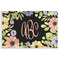 Boho Floral Disposable Paper Placemat - Front View