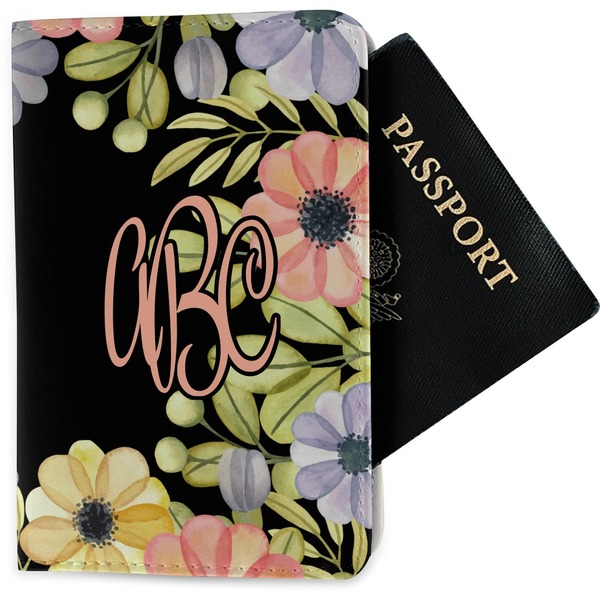 Custom Boho Floral Passport Holder - Fabric (Personalized)