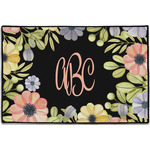 Boho Floral Door Mat - 36"x24" (Personalized)