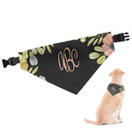 Boho Floral Dog Bandana - Large (Personalized)