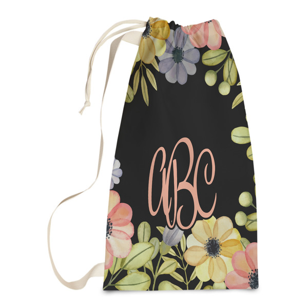 Custom Boho Floral Laundry Bags - Small (Personalized)