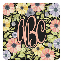 Boho Floral Square Decal - XLarge (Personalized)