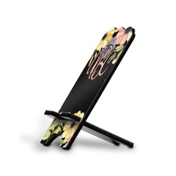 Boho Floral Stylized Cell Phone Stand - Large (Personalized)