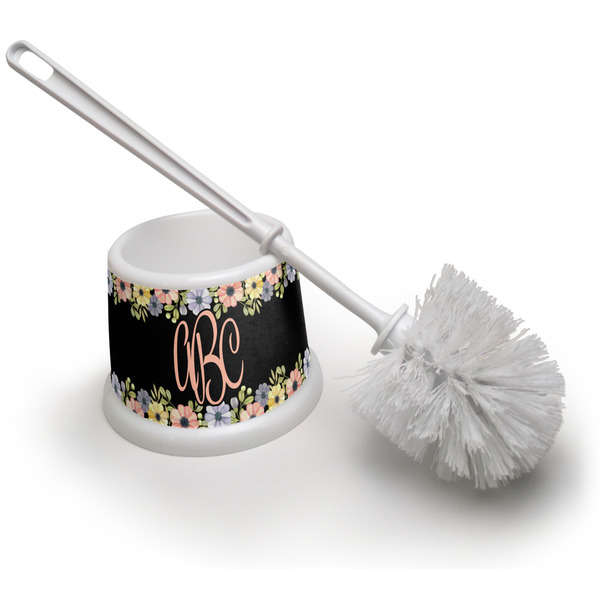 Custom Boho Floral Toilet Brush (Personalized)