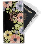 Boho Floral Travel Document Holder