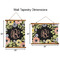 Boho Floral Wall Hanging Tapestries - Parent/Sizing