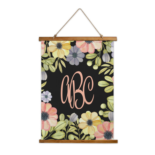 Custom Boho Floral Wall Hanging Tapestry (Personalized)