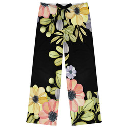 Boho Floral Womens Pajama Pants - M