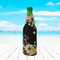 Boho Floral Zipper Bottle Cooler - LIFESTYLE