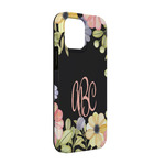 Boho Floral iPhone Case - Rubber Lined - iPhone 13 (Personalized)