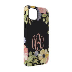 Boho Floral iPhone Case - Rubber Lined - iPhone 14 (Personalized)