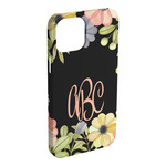 Boho Floral iPhone Case - Plastic - iPhone 15 Plus (Personalized)