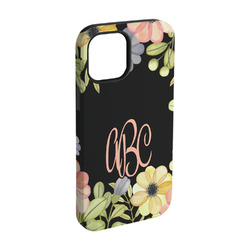 Boho Floral iPhone Case - Rubber Lined - iPhone 15 (Personalized)