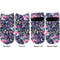 Chinoiserie Adult Ankle Socks - Double Pair - Front and Back - Apvl