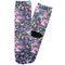 Chinoiserie Adult Crew Socks - Single Pair - Front and Back