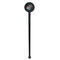 Chinoiserie Black Plastic 7" Stir Stick - Round - Single Stick