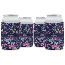 Chinoiserie Can Cooler (12 oz) - Set of 4 w/ Name or Text