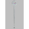 Chinoiserie Clear Plastic 7" Stir Stick - Round - Single Stick