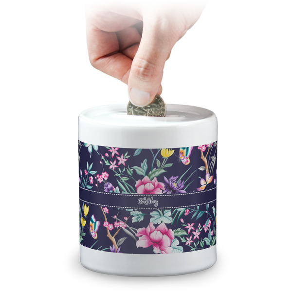 Custom Chinoiserie Coin Bank (Personalized)