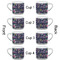 Chinoiserie Espresso Cup - 6oz (Double Shot Set of 4) APPROVAL