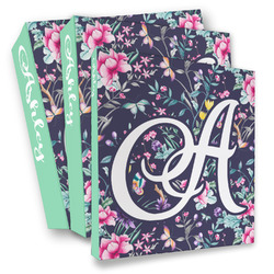 Chinoiserie 3 Ring Binder - Full Wrap (Personalized)