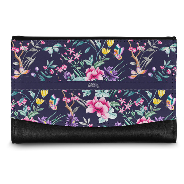 Custom Chinoiserie Genuine Leather Women's Wallet - Small (Personalized)