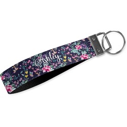 Chinoiserie Webbing Keychain Fob - Small (Personalized)