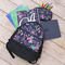 Chinoiserie Large Backpack - Black - With Stuff