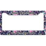 Chinoiserie License Plate Frame - Style B (Personalized)