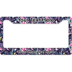 Chinoiserie License Plate Frame - Style B (Personalized)