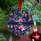 Chinoiserie Metal Ball Ornament - Lifestyle