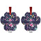 Chinoiserie Metal Paw Ornament - Front and Back