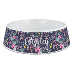 Chinoiserie Plastic Dog Bowl - Large (Personalized)