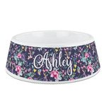 Chinoiserie Plastic Dog Bowl - Medium (Personalized)