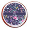 Chinoiserie Printed Icing Circle - Large - On Cookie