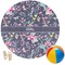 Chinoiserie Round Beach Towel