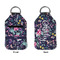 Chinoiserie Sanitizer Holder Keychain - Small APPROVAL (Flat)