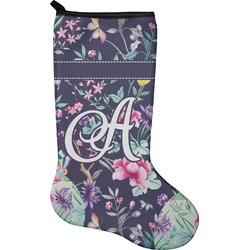 Chinoiserie Holiday Stocking - Single-Sided - Neoprene (Personalized)