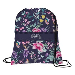 Chinoiserie Drawstring Backpack - Medium (Personalized)