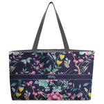 Chinoiserie Beach Totes Bag - w/ Black Handles (Personalized)