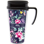 Chinoiserie Acrylic Travel Mug with Handle (Personalized)