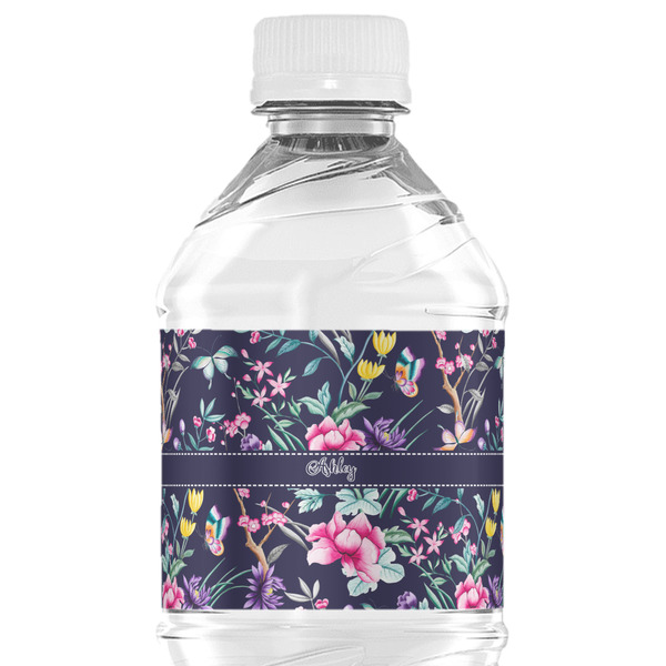 Custom Chinoiserie Water Bottle Labels - Custom Sized (Personalized)